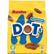 Chokladpåse DOTs Mjölkchoklad 120g Marabou.