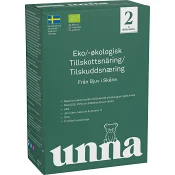 Tillskottsnäring eko 6m 600g Unna.
