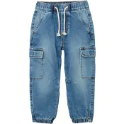 Denimjogger blå 86/92 mywear.