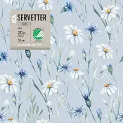 Servett 33cm Dasy 20-p ICA.