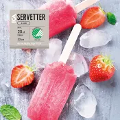 Servett 33cm Isglass.