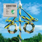 Servett 33cm Krans 20-p ICA.