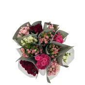 Kvistrosor 5-p 50cm varierande färger ICA.