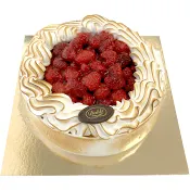 Tårta Italiensk Hallonmaräng 6-8 Bitar 650g Dahls Bageri.