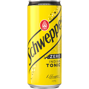Mixers Indian Tonic Zero 33cl Schweppes.