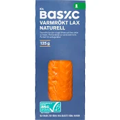 Lax Färsk Varmrökt 125g ICA Basic.