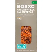 Lax Färsk Varmrökt Peppar 125g ICA Basic.