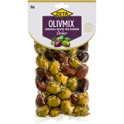 Oliver Olivmix grekiska Örter med kärnor 150g Zeta.