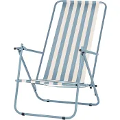 Brassestol Blå/vit randig Hydra.