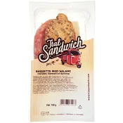 Fullkornsbaguette med Salami och Ost 160g Italsandwich.