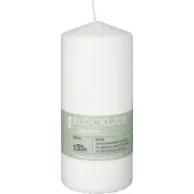 Blockljus vit stearin 15cm ICA.