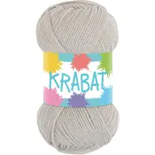 Garn Krabat Ljusgrå 50g Falk.