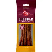 Ölkorv Cheddar Snack Strings 100g Göl.