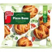 Pizzabullar med tomat och ost 480g Findus.