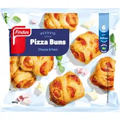 Pizzabullar med ost och skinka 480g Findus.