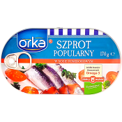 Brisling I Tomatsås 170g Orka.