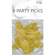 Muffinsdekorationer Rosett 8-p Happy Party.