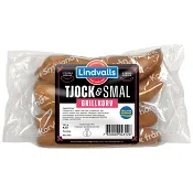 Grillkorv 2 Tjocka &amp; 4 Smala 420 Gram Lindvalls.
