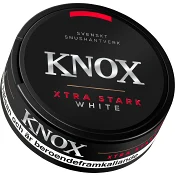 Portionssnus Extra stark Vit 19,2g Knox.
