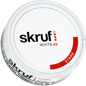 Portionssnus Vit Stark 21,6g Skruf.