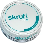 Portionssnus Vit Slim Fresh 16,6g Skruf.