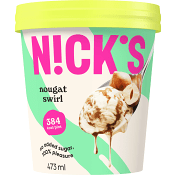 Glass Nougat swirl 473ml Nick´s.