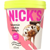 Glass Brownie cookie dough 473ml Nick´s.