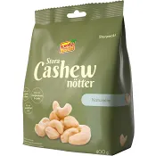 Cashewnötter Stora Naturella 400g Exotic Snacks.