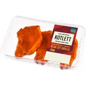 Kotlett Färsk Grillkryddad med ben ca 450g ICA.