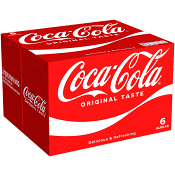 Läsk 33cl 6-p Coca-Cola.
