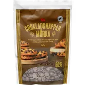 Chokladknappar Mörk Choklad 150g ICA.