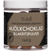 Lakritskulor Mjölkchokladdragerad 140g Treatville.