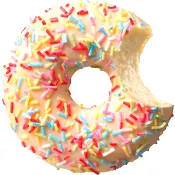 Donut Color Sprinkles 57g Donut Worry Be Happy.
