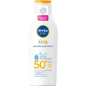 Solkräm barn Kids Sensitive Protect &amp; Play Sun Lotion SPF50+ 200ml Nivea Sun.