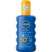 Solkräm barn Protect &amp; Care Kids Sun Spray SPF50+ 200ml Nivea Sun.