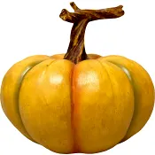 Pumpa 18cm, orange polyresin Festive.