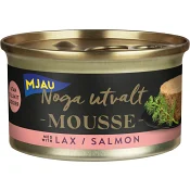 Kattmat Mousse Lax 85g Mjau Noga Utvalt.
