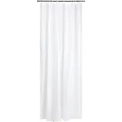 Duschdraperi Solid vit 180x200cm Noble House.