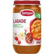 Barnmat Lasagne 1år 235g Semper.