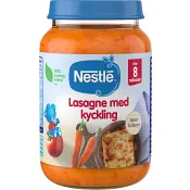 Barnmat Lasagne med kyckling 8m 190g Nestle.