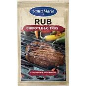 BBQ Rub Chipotle &amp; citrus 22g Santa Maria.