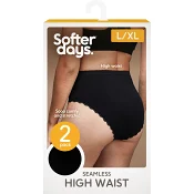 Trosa seamless spets High waist L/XL 2p svart Softer Days.