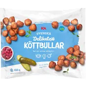 Delikatessköttbullar Frysta 450g ICA.