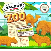 Kycklingbröstfilé Panerad Zoo-figurer 480g Valdor.