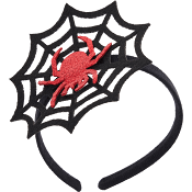 Diadem med spindelnät och spindel ICA.