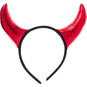 Diadem med röda horn ICA.