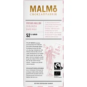 Choklad Friska Hallon 52% 80g Malmö Chokladfabrik.