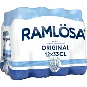 Vatten Kolsyrad Original 33cl 12-p Ramlösa.
