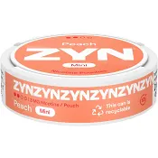 Peach Mini S2 8 Gram Zyn.