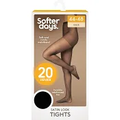 Strumpbyxor 20den 44-48 1p svart Softer Days.